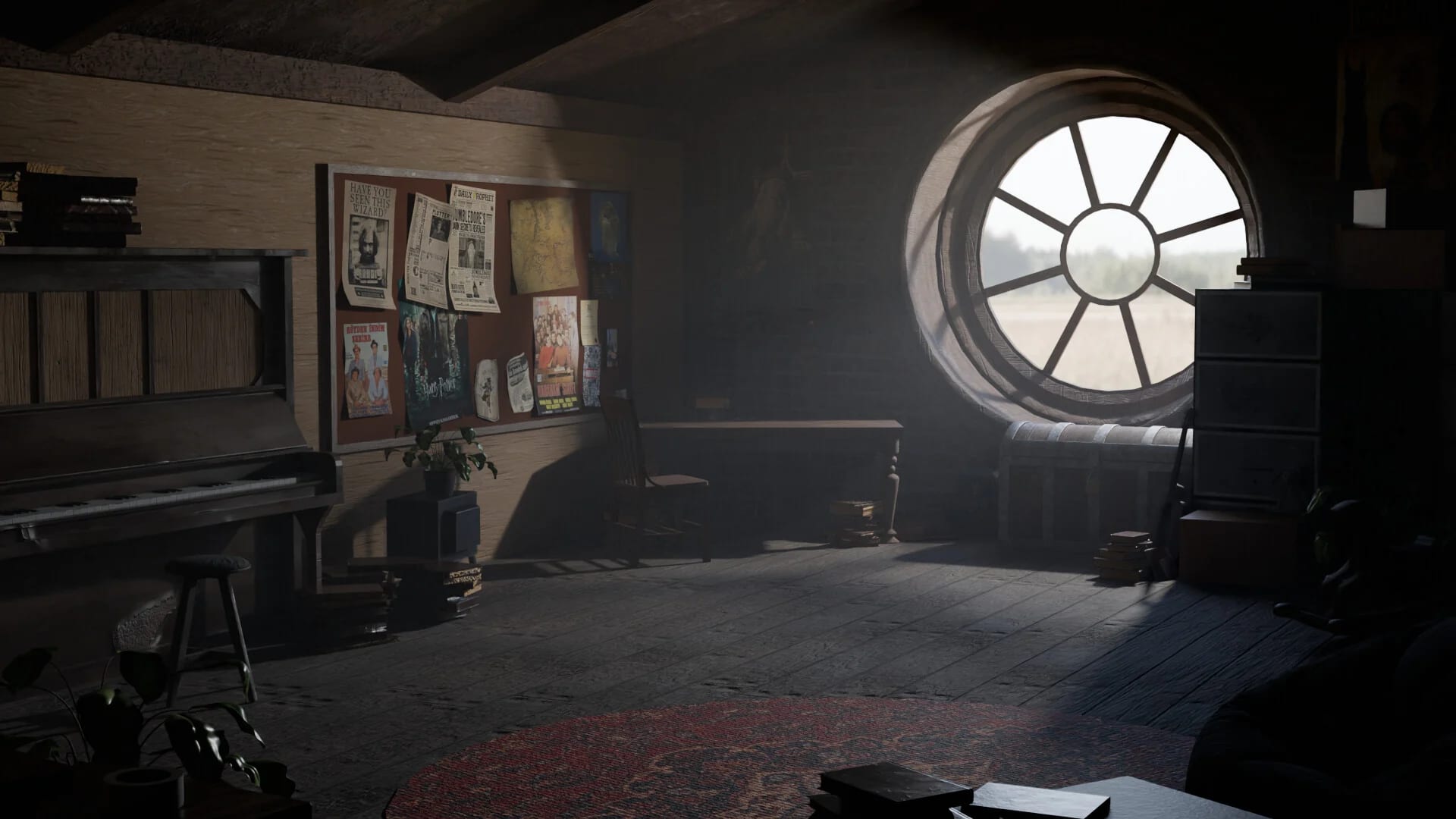Attic Room Environment — final render